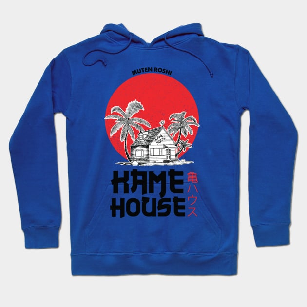 Muten Roshi  Kame House Fanart Hoodie by Planet of Tees